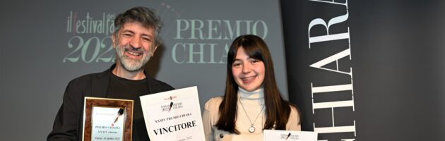 È Antonio Pascale il vincitore del Premio Chiara 2022 – i contributi dei media partner sulla Manifestazione Finale